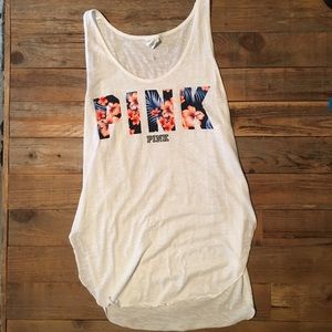 VS Pink tank/swim cover up